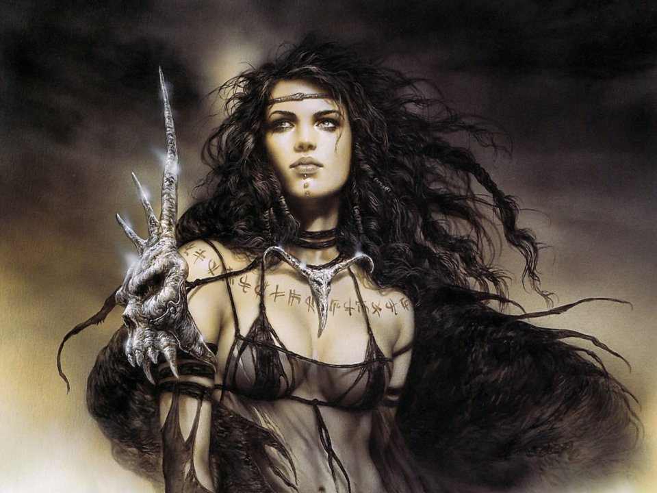Luis Royo Dark Fantasy Sorceress Classic Illustration