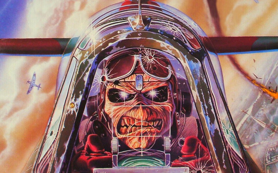 Iron Maiden Aces High Classic Album Art