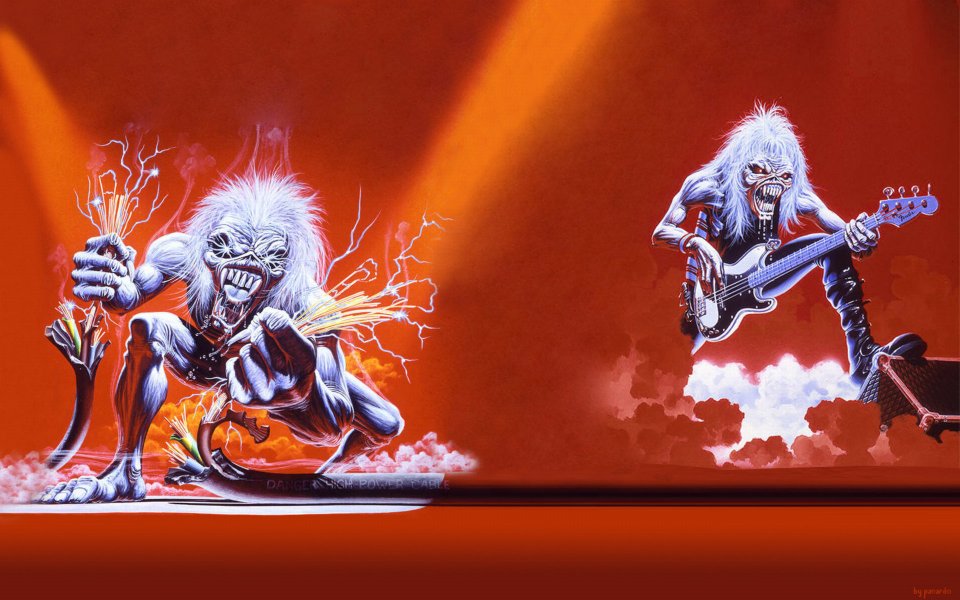 Iron Maiden Eddie Heavy Metal Rock Artwork By Derek Riggs