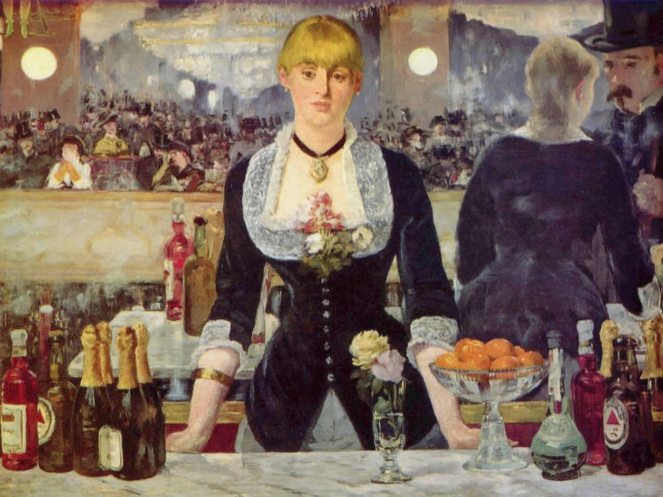 A Bar At The Folies Bergere Manet