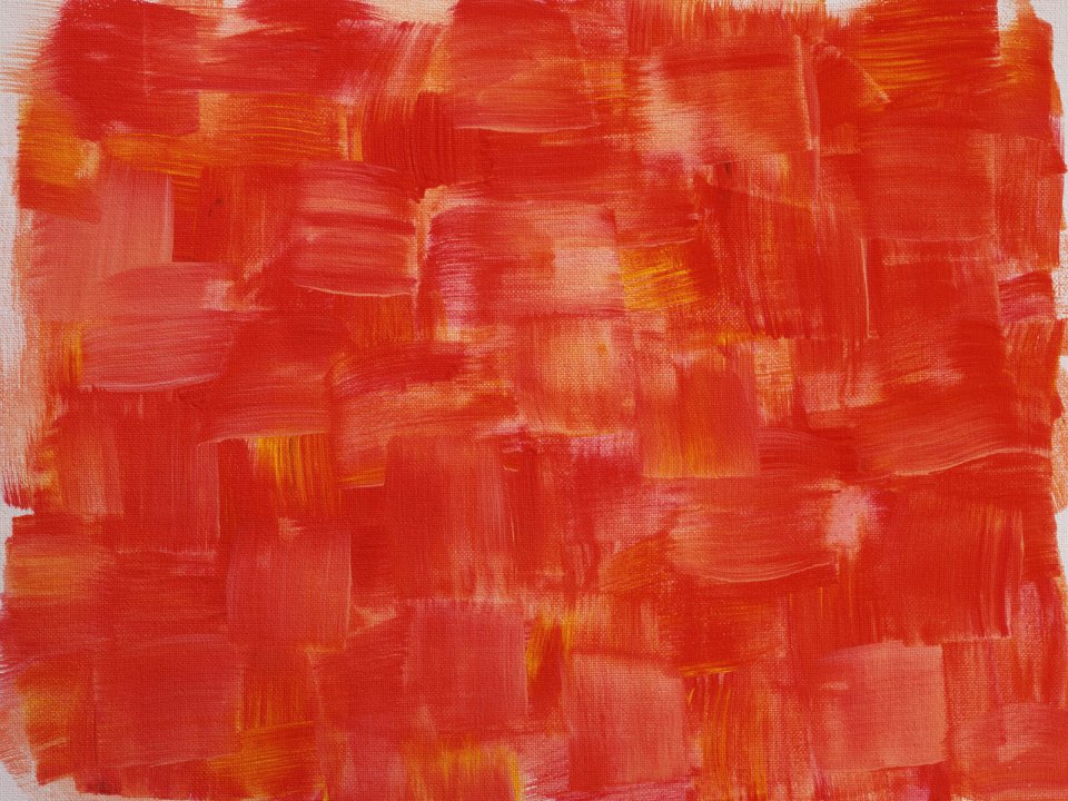 Warm Red Abstract Oil Painting Brush Works Wallpaper Bs0804