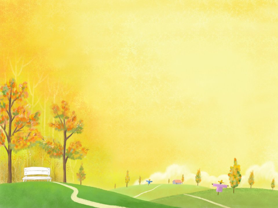 Autumn Field Healing Illustration