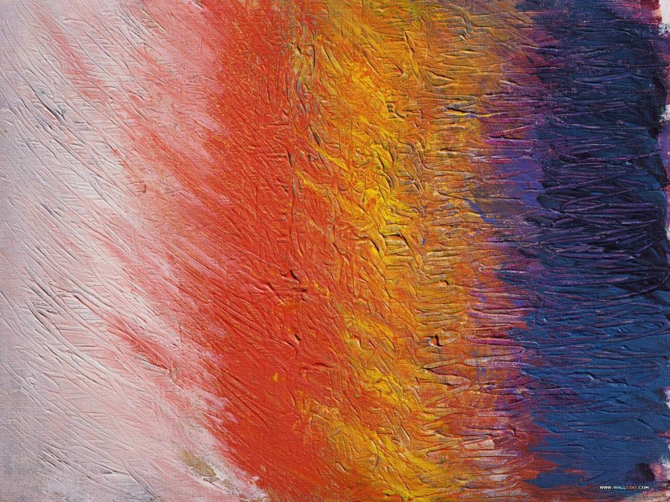 Warm Cold Gradient Thick Impasto Oil Painting Texture Background