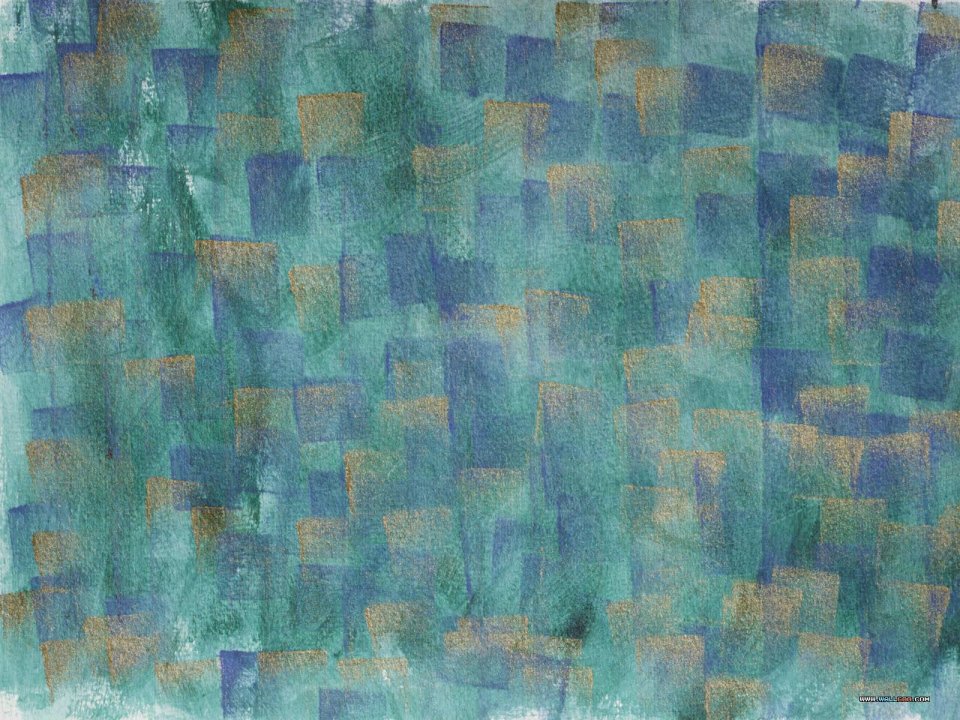 Turquoise Watercolor Abstract Geometric Canvas Texture Background