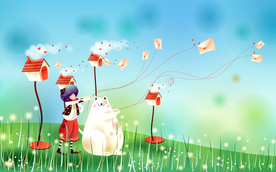 Korean Vector Illustrations: Whimsical Fantasy Playground
