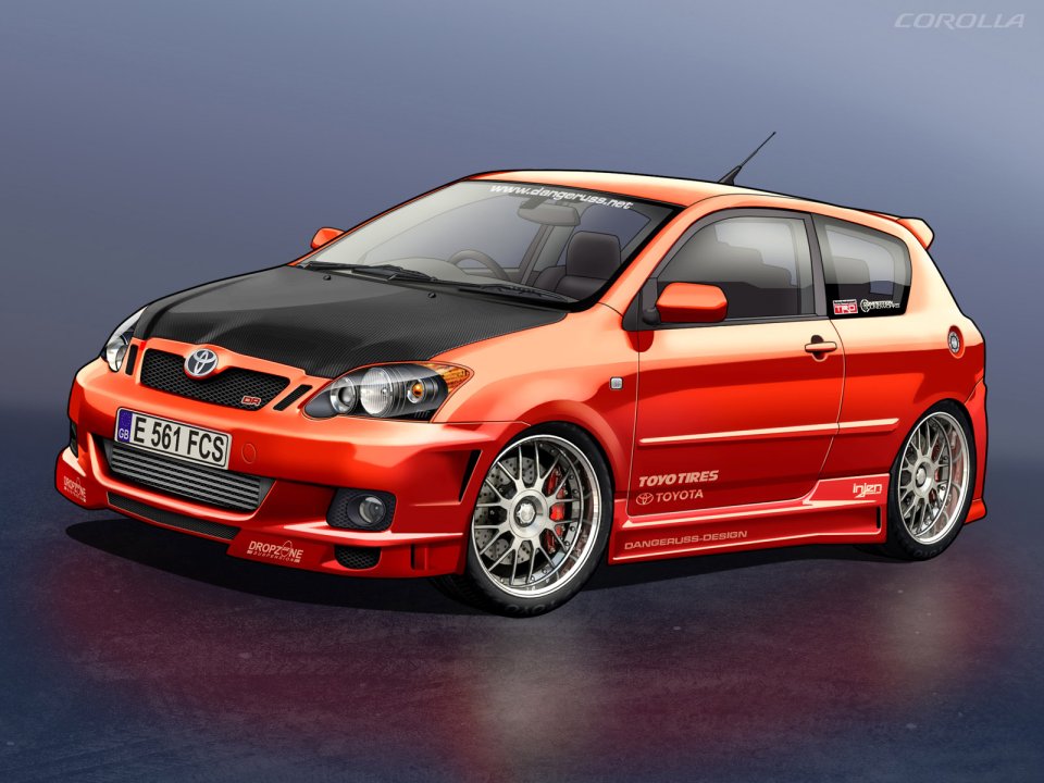 Toyota Corolla Compressor TS Vexel Art