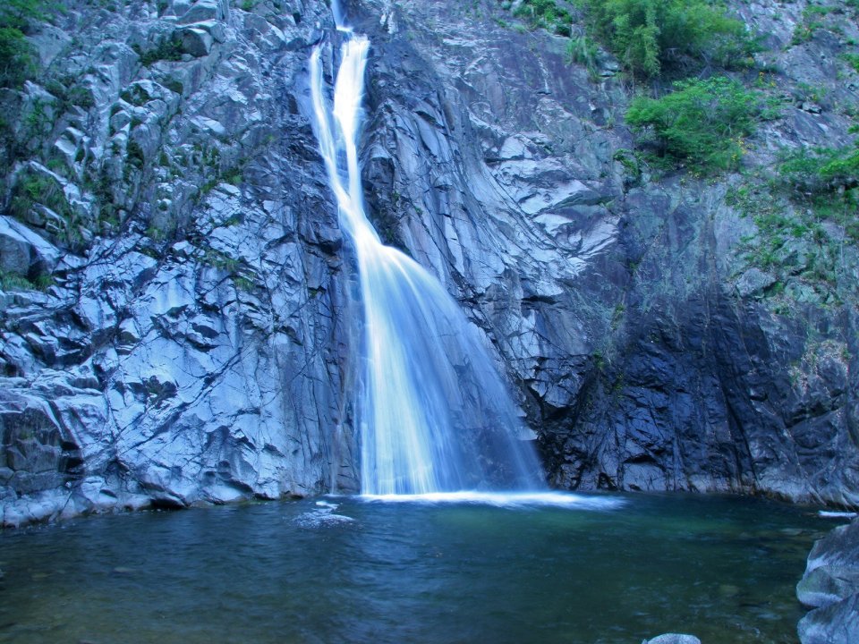Hokkaido Japan Mountain Waterfall Summer Cool Natural Scenery