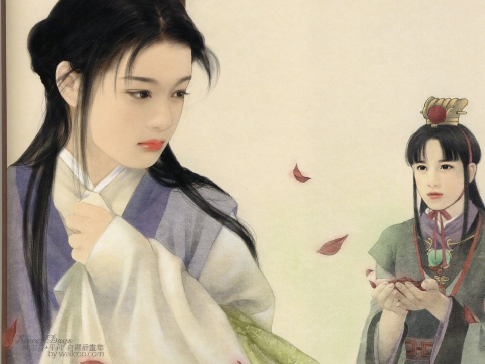 Chen Shufen Dream Of The Red Chamber Ancient Style Illustration