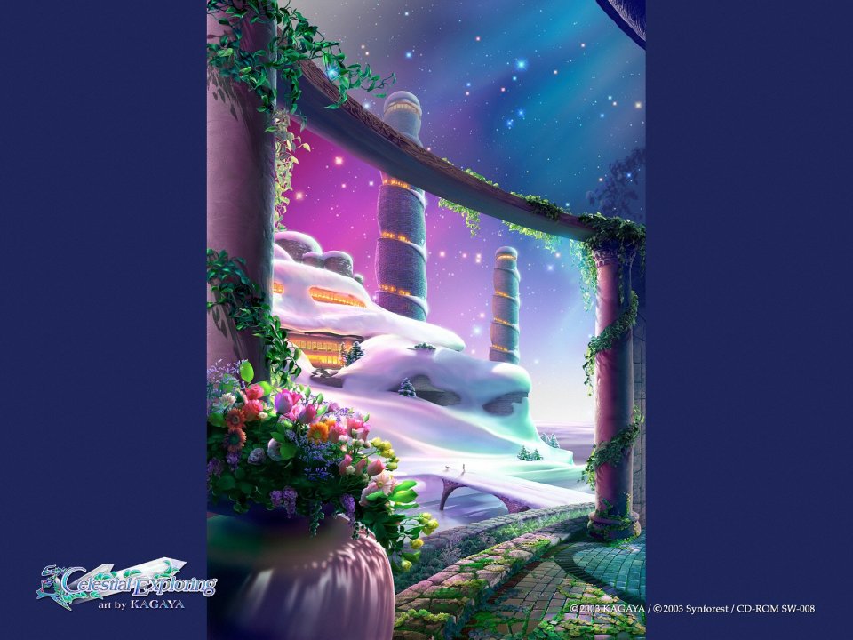 Kagaya Celestial Exploring Snow White Palace Fantasy Illustration