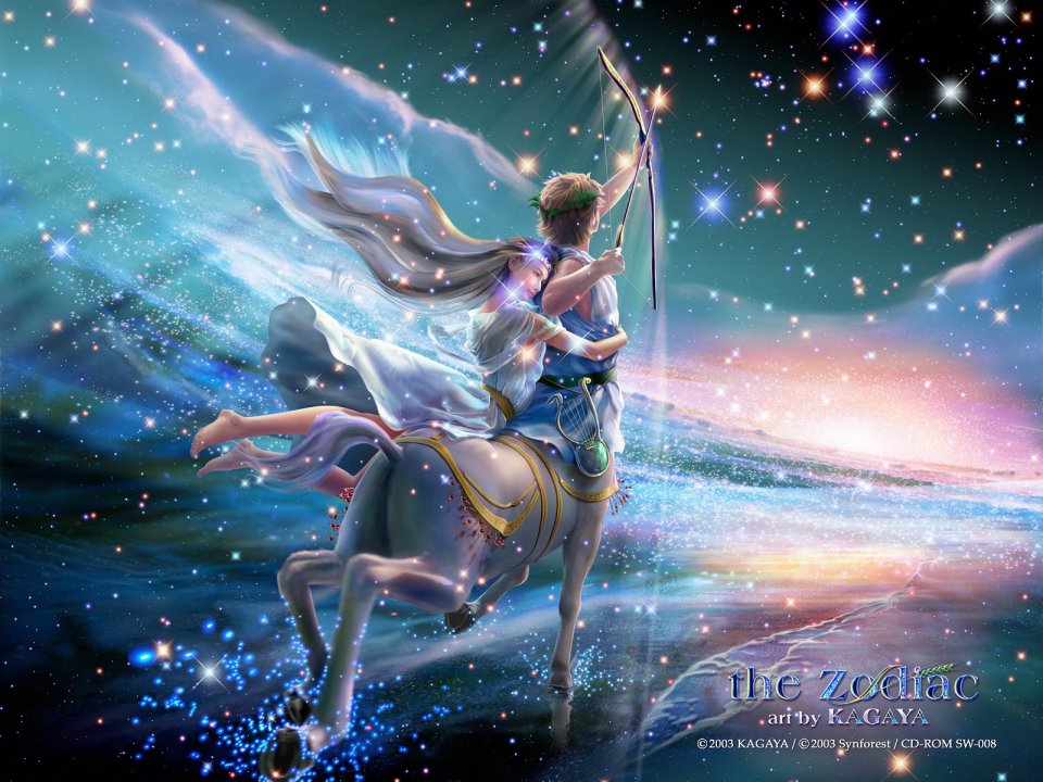 KAGAYA十二星座系列 射手座梦幻星空插画