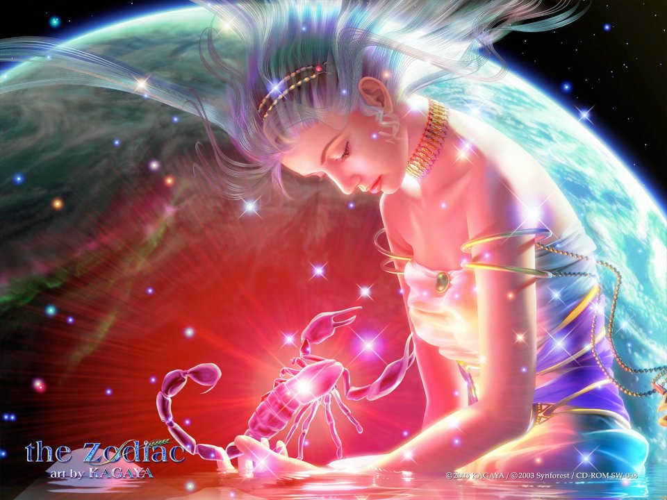 Kagaya Zodiac Series Scorpio Fantasy Illustration