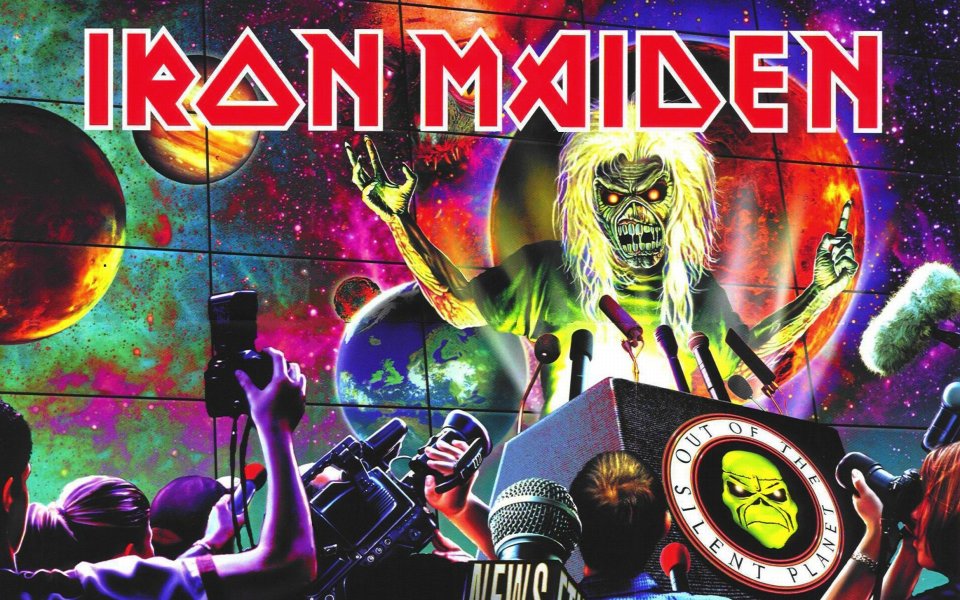Iron Maiden Out Of The Silent Planet Classic Album Cover