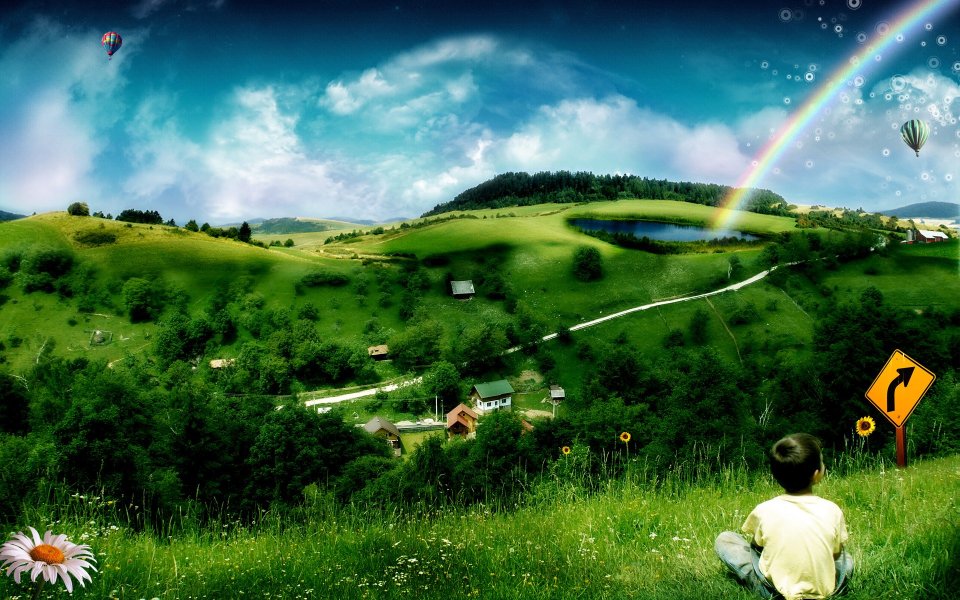 潮流风景 – PS幻想风景壁纸 （第四辑）