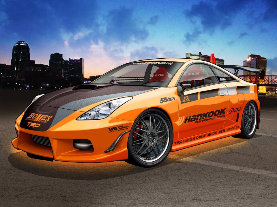 Toyota Celica Modified Vexel Art