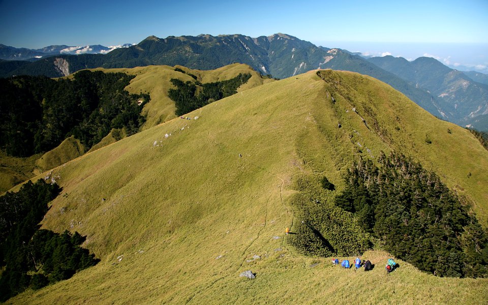 Taiwan Neng Gao Mountain Alpine Meadow Hiking Scenery