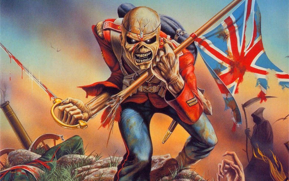 Iron Maiden 重金属乐队专辑插画壁纸