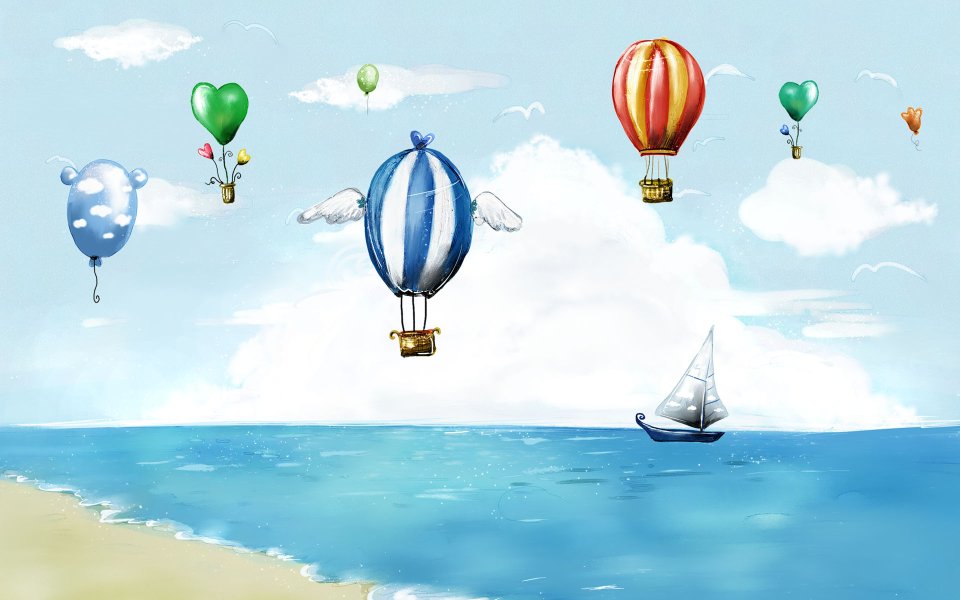 Fairy Tale Summer: Whimsical Summer Landscape Illustrations