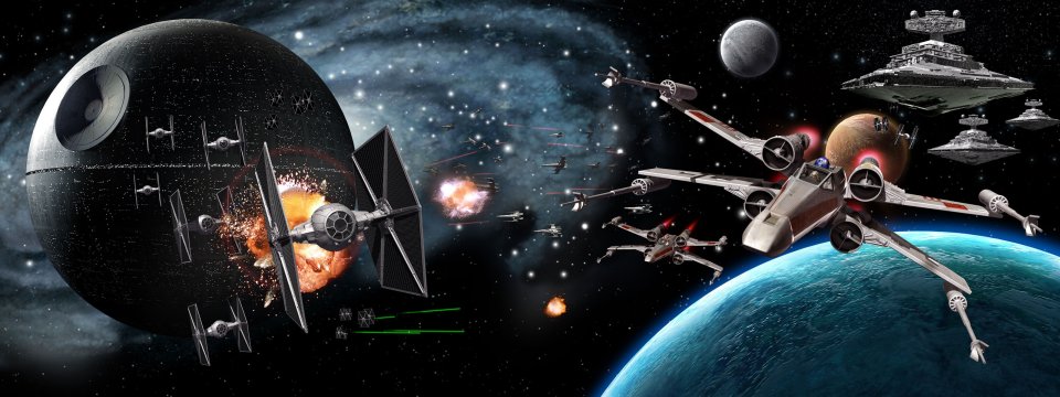 星球大战 义军攻击死星太空战役场景壁纸