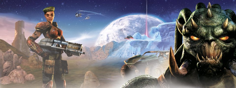 虚幻竞技场 异星战场科幻游戏壁纸