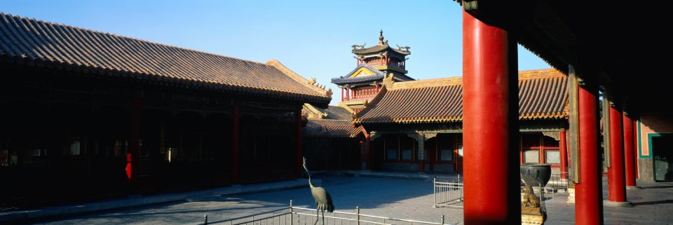 北京故宫紫禁城皇家宫殿庭院景观