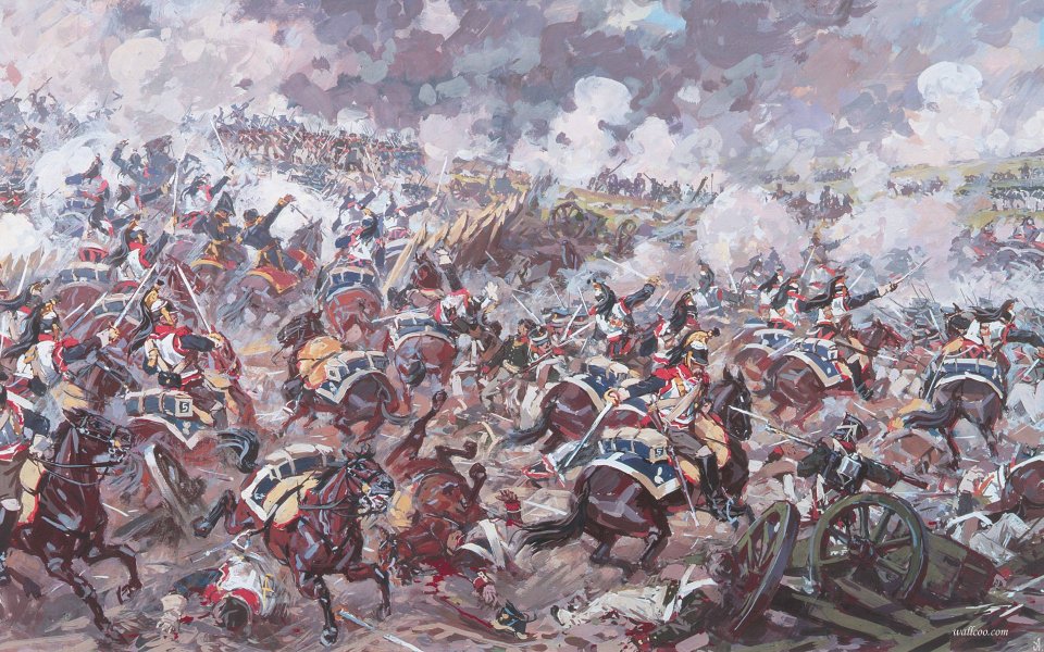 Averyanov Alexander 战争艺术系列07 近代骑兵冲锋会战插画
