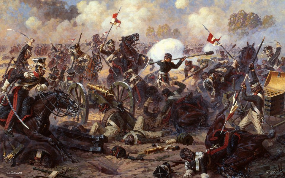 War Art 14 By Averyanov Alexander Battle Scene Oil Painting
