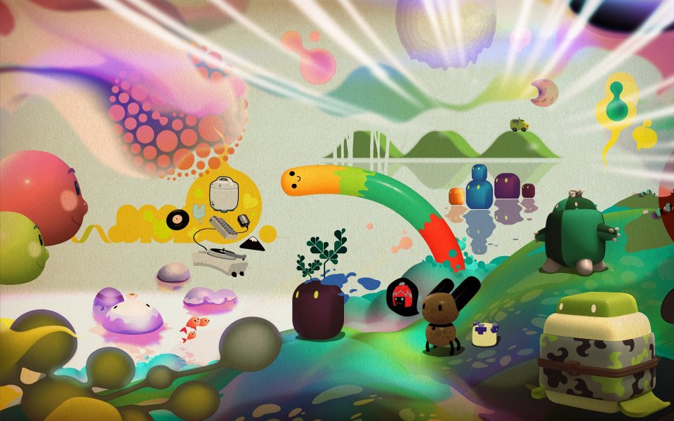 梦幻卡通抽象奇幻世界