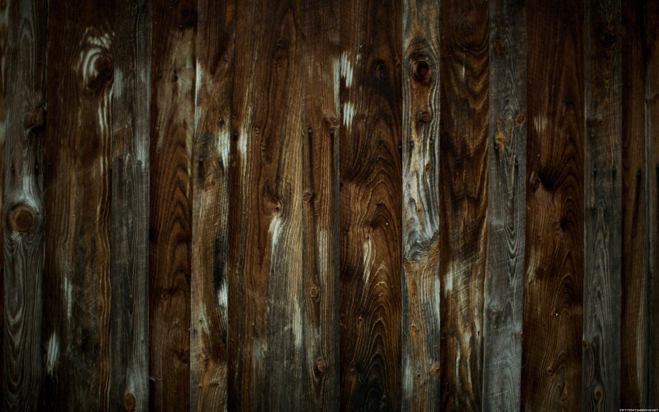 Dark Brown Vintage Old Wood Plank Wall Texture