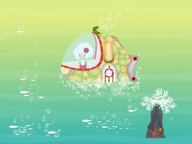Button Girl Fantasy Submarine