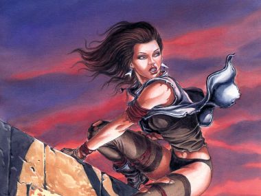 Heavy Metal 重金属 2007年历 Felix Vega 创作女战士插画