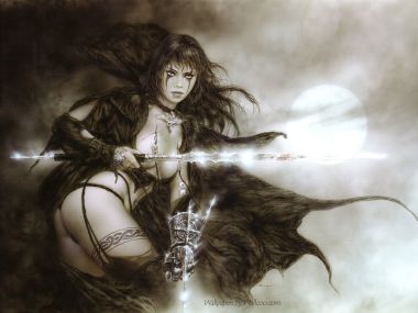 Luis Royo 暗黑奇幻赫卡忒女战士插画