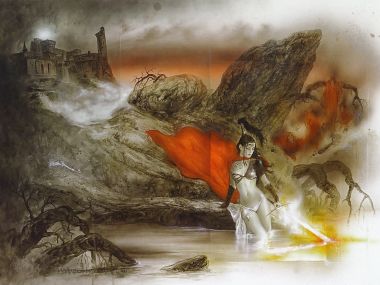 Abr Royo 红女巫修道院 奇幻女武士插画