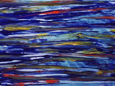 Brush Works Series Abstract Stroke Oil Painting BS08003 Wallpaper
