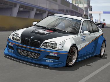 BMW E46 Widebody Racing Vexel Art