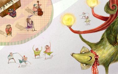 爵士乐俱乐部狂欢插画「CLUB FINAL」