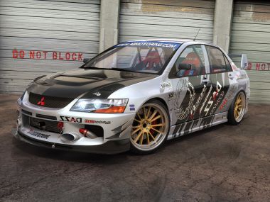 三菱Lancer Evolution改装赛车