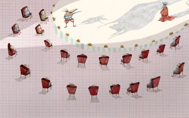Final Theatre Play Surreal Illustration