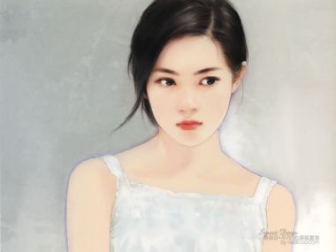 陈淑芬 Sweet Days甜蜜时光系列 东方女性淡彩人像插画