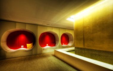 秘密克隆室内部 未来风异形嵌入式休息舱