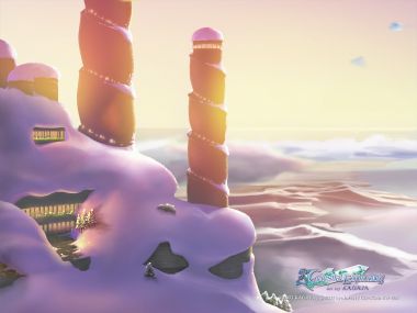 KAGAYA 星空探索系列 雪境螺旋塔楼日出风景
