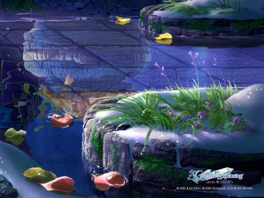 KAGAYA Celestial Exploring Dreamy Water Scene Illustration