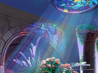 加贺谷穰 星空探索系列 古典石拱门光影奇幻插画
