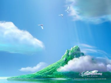 加贺谷穰 天界探索系列 碧海青岛治愈插画