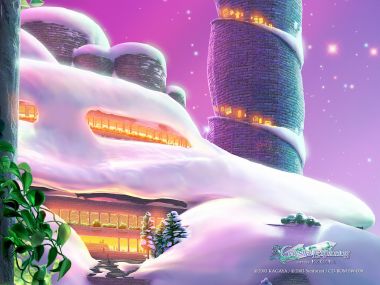 KAGAYA 星空探索系列 雪覆白殿梦幻夜景
