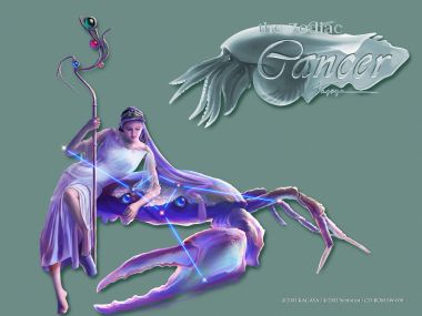 加贺谷穰 十二星座巨蟹座奇幻艺术插画