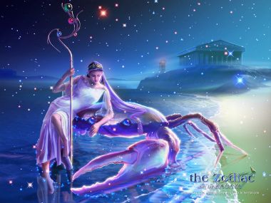 Kagaya Zodiac Cancer Fantasy Illustration