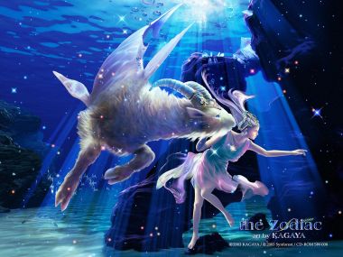 KAGAYA加贺谷穰 十二星座摩羯座奇幻插画