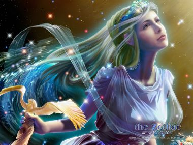 KAGAYA 黄道十二星座天秤座主题奇幻插画