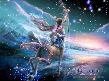 KAGAYA十二星座系列 射手座梦幻星空插画
