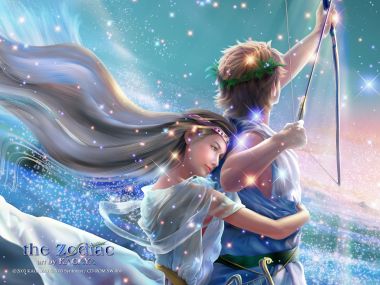 KAGAYA 十二星座射手座唯美星空插画